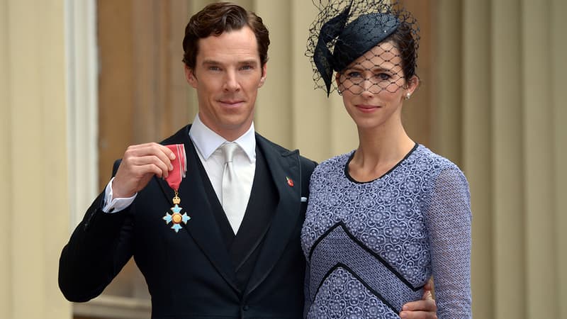 Benedict Cumberbatch au côté de son épouse Sophie Hunter