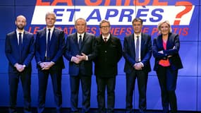 Les six participants au débat - Image d'illustration