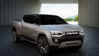 Stellantis a dévoilé jeudi le modèle Ram 1500 Revolution BEV, un prototype des futurs pick-up électriques de la marque.