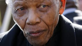 L'ancien président sud-africain, Nelson Mandela.
