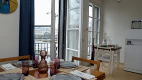 Salle à manger au Havre. 