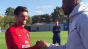 Thiago Motta et Kobe Bryant