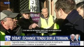 "La situation, elle est impossible." Sébastien Lecornu vivement interpellé par des gilets dans les Hautes-Alpes