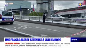 Deux individus interpellés après une fausse alerte attentat à Lille-Europe