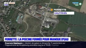 Haut-Rhin: la piscine de Ferrette fermée en raison de la sécheresse