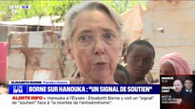 Bougie de Hanouka allumée à l'Elysée: Élisabeth Borne y voit un "signal" de "soutien" face à "la montée de l'antisémitisme"