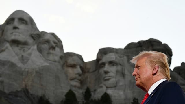 Donald Trump au Mont Rushmore pour les célébrations du 4 juillet 2020