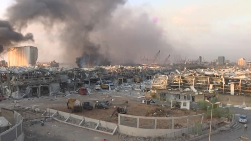 Images de Beyrouth après les explosions du 4 août 2020