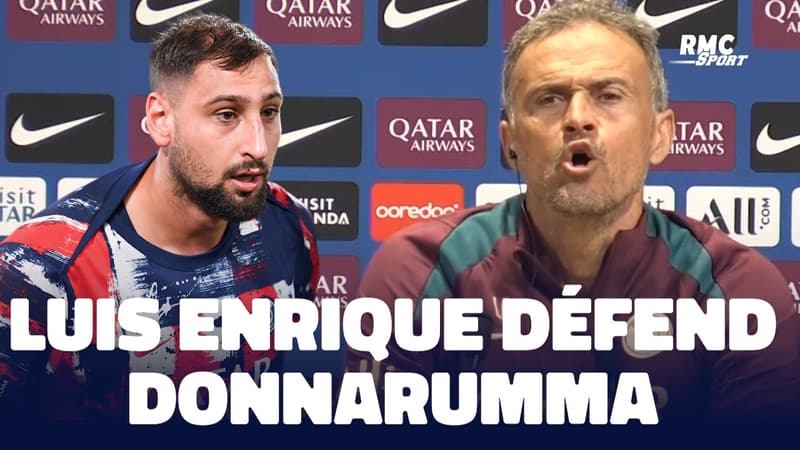 PSG : "Laissez Donnarumma tranquille", Luis Enrique monte au créneau pour son gardien