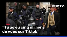  Cet adolescent est surnommé "French detective" sur les réseaux sociaux après une photo prise devant le Louvre juste après le cambriolage  