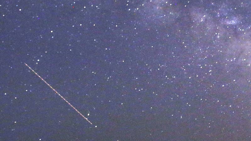 Photo d'illustration - Une pluie de météorites a été aperçue dans le ciel autour des Alpes.