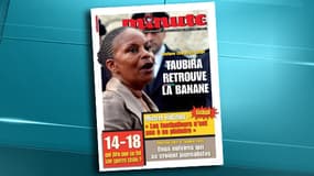 La une de "Minute" comparant Christiane Taubira à un singe, parue le 13 novembre 2013