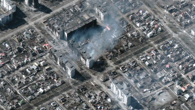 La ville de Marioupol détruite par les bombardements russes