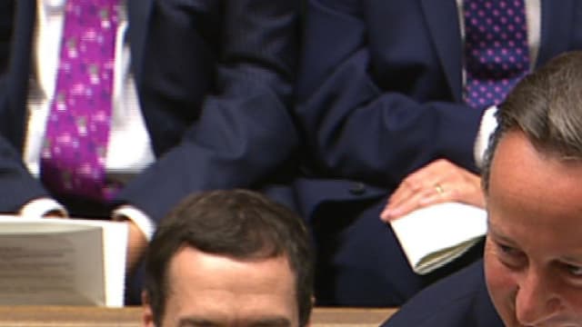 David Cameron lors de sa dernière séance au Parlement britannique 