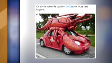 L'un des nombreux messages parodiques