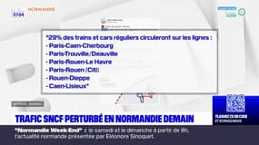 Grève du 7 février: le trafic des trains perturbé en Normandie