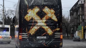 Le bus du Chakhtior Donetsk