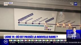 Ligne 14 du métro: où est passée la nouvelle rame? 