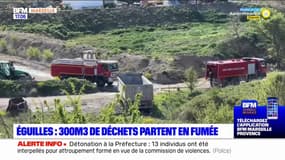 Éguilles: des déchets détruits par un incendie dans une décharge "sauvage" 