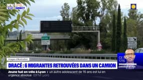 Dracé: six migrantes retrouvées dans un camion