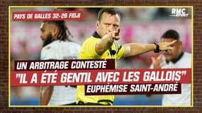 Coupe du monde : "L'arbitre a été gentil avec les Gallois contre les Fidjis" remaque Saint-André  