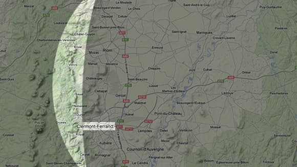 Etendue de la faille de Limagne Etendue de la faille de Limagne