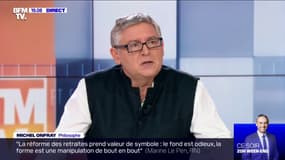 Michel Onfray: "Je pense que les gilets jaunes relèvent du sous-prolétariat et les grévistes relèvent du prolétariat"