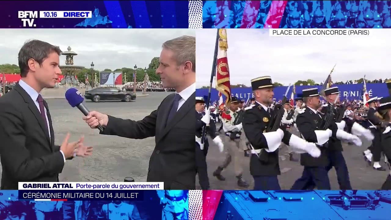Gabriel Attal: "Emmanuel Macron a souhaité rendre hommage ...