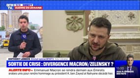 Guerre en Ukraine: des divergences entre Emmanuel Macron et Volodymyr Zelensky sur une stratégie de fin de conflit