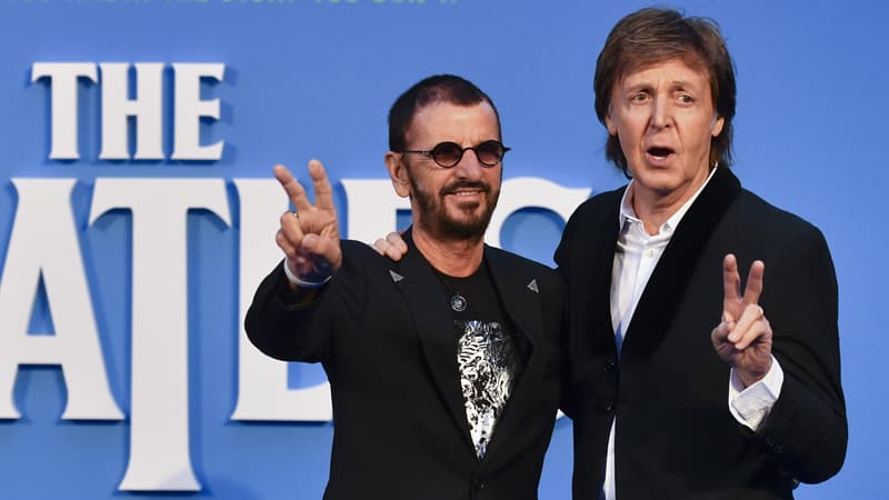 Ringo Starr et Paul McCartney