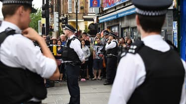 Des officiers de police britanniques. (Photo d'illustration)