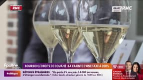 Droits de douane: la crainte d'une taxe à 200% des vins et spiritueux français
