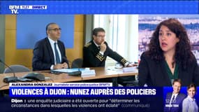 Violences à Dijon : Nunez auprès des policiers - 16/06