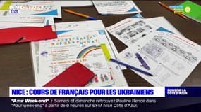 "Une manière de se reconstruire": des cours de français organisés pour les réfugiés ukrainiens à Nice 