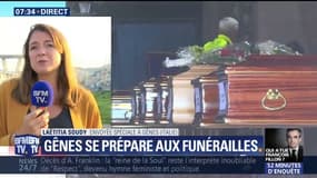 Gênes se prépare aux funérailles des victimes