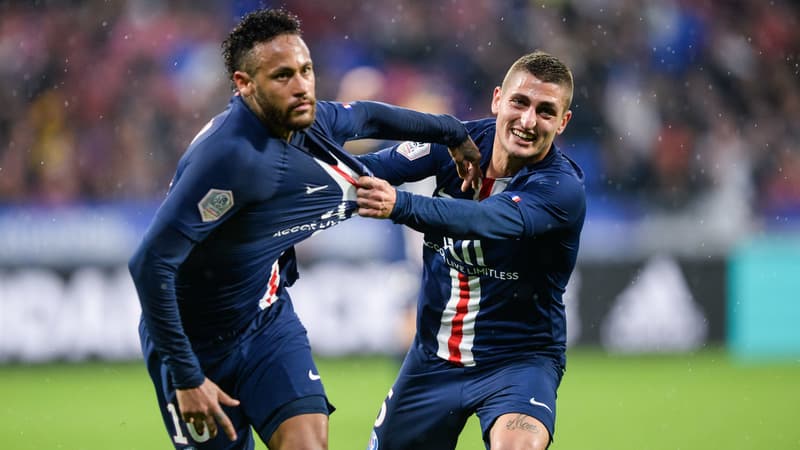 Neymar et Verratti - Paris-SG