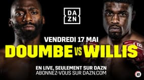 Doumbè vs Willis : à quelle heure et sur quelle chaîne regarder le combat de MMA ?