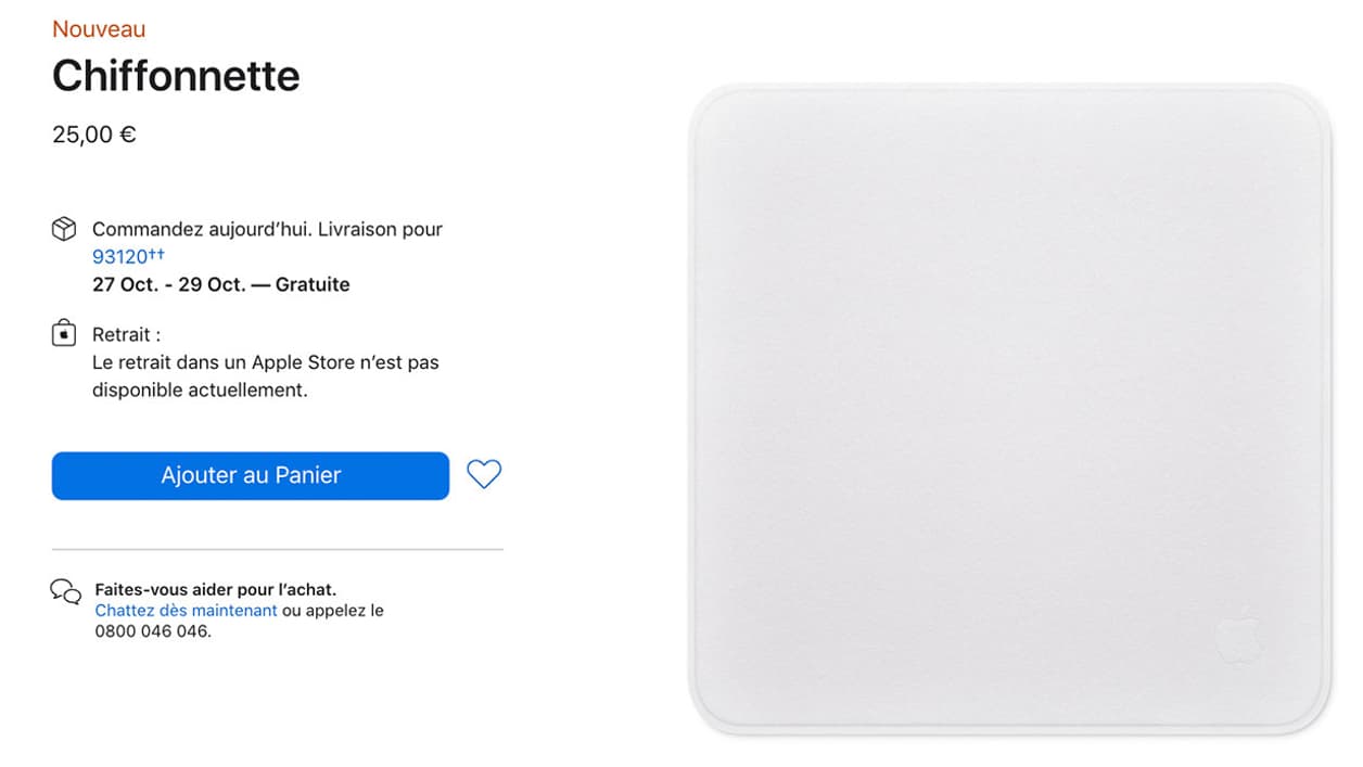 La chiffonnette d'Apple