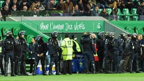 Les CRS déployés lors de Saint Etienne-Angers