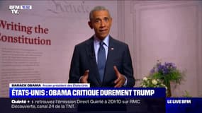 Barack Obama étrille Donald Trump lors de la convention démocrate