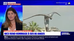 Attentat du 14-Juillet à Nice: "l'Ange de la Baie" a été dévoilé en hommage aux victimes