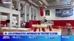 JO: les gymnastes japonais se testent à Lyon