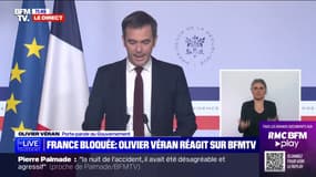 Olivier Véran sur les grèves reconductibles: "Mettre la France à l'arrêt, ce serait alourdir une facture déjà salée"