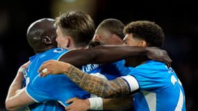 Les joueurs de Naples, le 29 septembre 2024 en Serie A