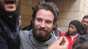 Travis Timmerman à sa sortie de prison à Damas, le 12 décembre 2024