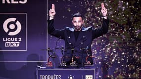 Adil Rami lors des Trophées UNFP, le 15 mai 2022.