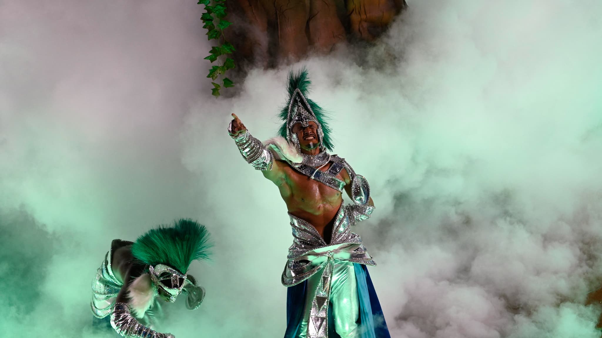 Défilé de l'école de samba Imperio Serrano, le 19 février 2023 lors du carnaval de Rio