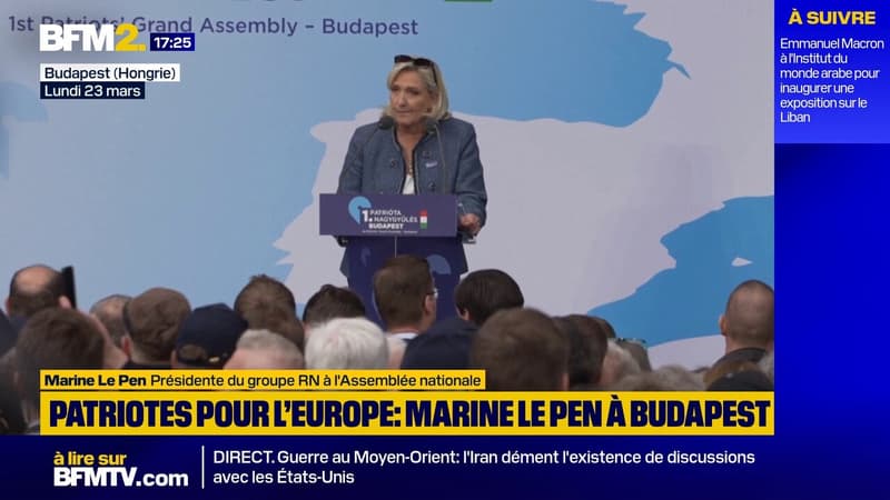 "Viktor est un visionnaire et surtout un pionnier": en Hongrie, Marine Le Pen apporte son soutien au Premier ministre Viktor Orbán