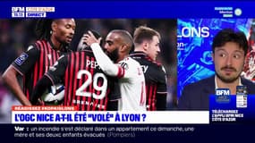 Ligue 1: l'OGC Nice a-t-il été victime d'une faute d'arbitrage contre l'OL?