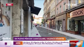 En pleine période caniculaire, Valence désertée 
